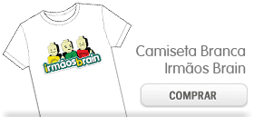 Camiseta Branca Irmãos Brain