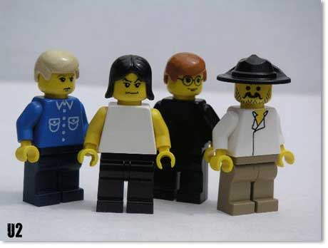 Banda U2 Lego