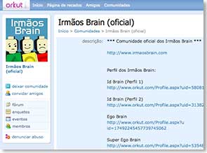 Comunidade Oficial no Orkut