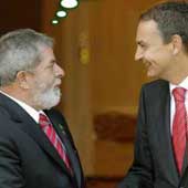 Lula em visita oficinal a Espanha